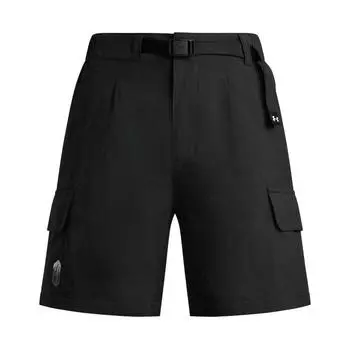 Under Armour Urban Outdoor Series Comfortable Solid Color Casual Shorts Women shorts Black 6005876-001 XL