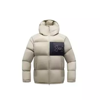 Under Armour Urban Outdoor Series Hiking Warm Comfortable Skin-Friendly Windproof Down Jacket Unisex Jacket Clay-Gray 14432143-0072 S