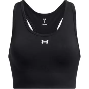 Under Armour Vanish Бесшовный узор с логотипом, повседневный свитер, спортивное нижнее белье, женское нижнее белье, черное 1384419-001 XL