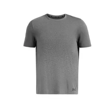 Under Armour Vanish Elite бесшовная трикотажная спортивная удобная дышащая универсальная футболка с коротким рукавом для мужчин серая 1385805-001 XL