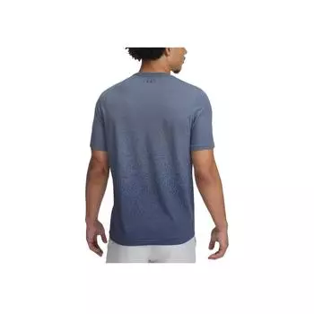 Under Armour Vanish Elite Seamless Fade Comfortable Soft Skin-Friendly Fashion Logo Solid Color Gradient Breathable Short Sleeve T-Shirt 1385805-466 M