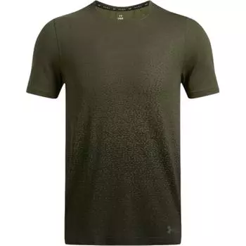 Under Armour Vanish Elite Seamless Solid Color Comfortable Breathable Short Sleeve T-Shirt Men Tops Dark-Green 1385805-390 S