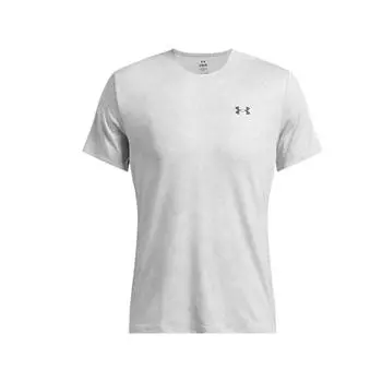 Under Armour Vanish Elite Vent Solid Comfortable Crew Neck Running Training Short Sleeve T-Shirt Men Tops Haze-Gray 1383669-014 2XL