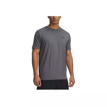 Under Armour Vanish Energy Дышащая Спортивная Удобная Модная Футболка с Коротким Рукавом Мужская Майка Носорог-Серый 1389136-025 L