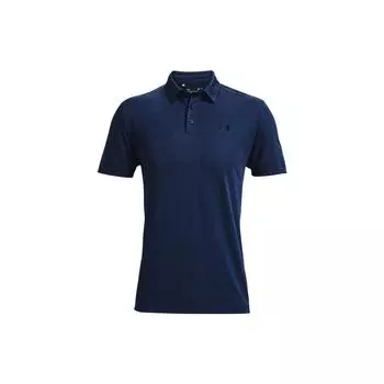 Under Armour Vanish Seamless Logo Print Loose Fit Short Sleeve Polo Shirt Men tops Academy-Blue 1370098-408 XXXL