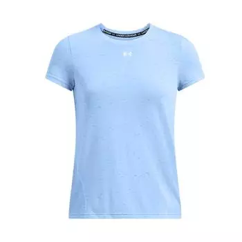 Under Armour Vanish Seamless Solid Loose Short Sleeve T-Shirt Women Tops Sky-Blue 1384406-465 S