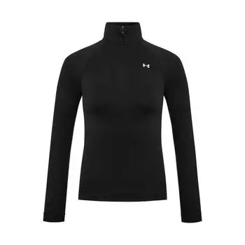 Under Armour Vanish Training Приталенная футболка с длинным рукавом реглан Женские топы Черный 1388113-001 S