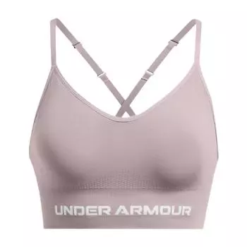 Under Armour Vanish Удобный Стильный Минималистичный Универсальный Спортивный бюстгальтер Женское нижнее белье Светло-фиолетовый 1384417-015 S