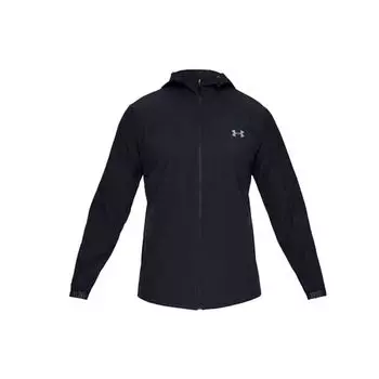 Under Armour Vanish Woven Colorblock Hooded Jacket Мужская Верхняя одежда Черный 1345725-001 S