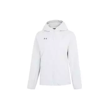 Under Armour Ветровка с капюшоном и принтом логотипа Женские куртки Светло-серый 22600402-009 M