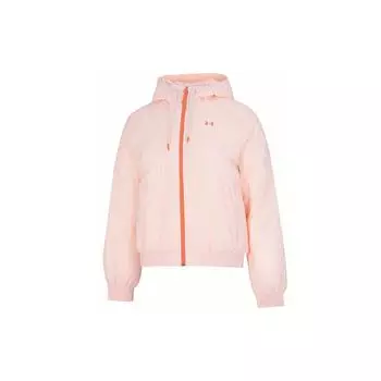Under Armour Ветрозащитная теплая тканая вставка из хлопка Куртка женская розовая 1355839-658 S