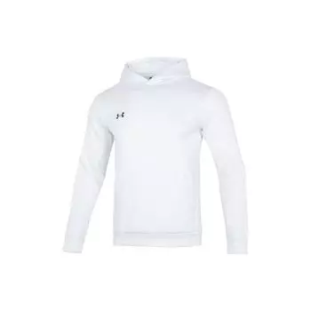 Under Armour Ветрозащитная толстовка с капюшоном для бега с логотипом, мужская белая 22600304-100 XL