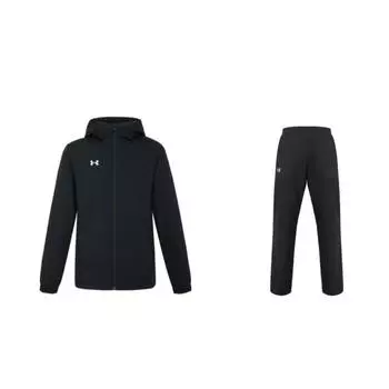 Under Armour Windproof Outdoor Warm Down Jacket Comfortable Lightweight Simple Long Pants Casual Sports Suit Unisex suit 21500737-001+22600902-001 XXL