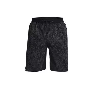 Under Armour Woven Series All Over Print Повседневные тканые шорты Мужские шорты Черные 1361515-002 XL