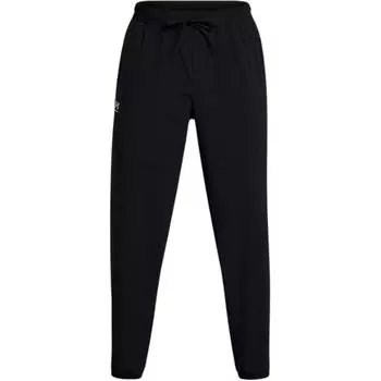 Under Armour Woven Series Solid Color Fashion Comfortable Soft Casual Pants Men bottoms Black 1386557-001 XL