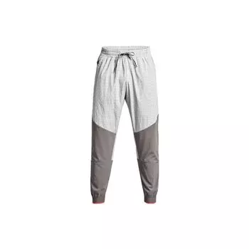 Under Armour Woven Series SS22 Training Running повседневные сращенные спортивные штаны мужские белые 1366187-066 L