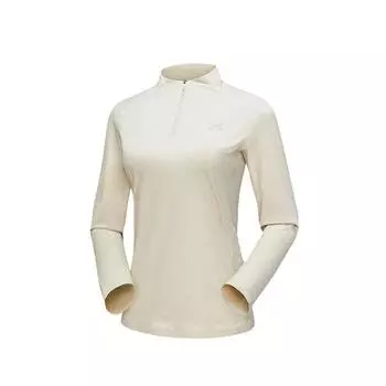 Under Armour Женская футболка с длинным рукавом и воротником-стойкой для защиты от солнца, легкая, для улицы, 15127225-0111 S