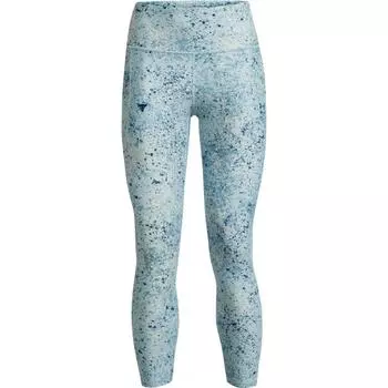Under Armour Женские эластичные тренировочные брюки Project Rock Color Block с высокой талией, синие 1369955-478 L