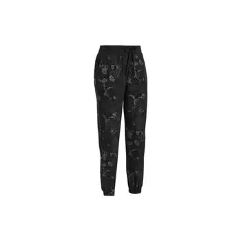Under Armour Женские джоггеры Journey Washed из жаккардового текстурированного хлопка, черные 1376916-001 S