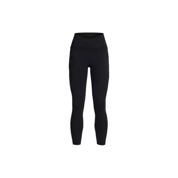 Under Armour Женские леггинсы UA Meridian Crossover Solid с высокой талией, облегающие леггинсы, черные 1383604-001 M