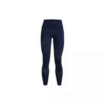 Under Armour Женские обтягивающие спортивные брюки Speedpocket Dot Solid Color Nine-Point, темно-синие 1361381-410 XS