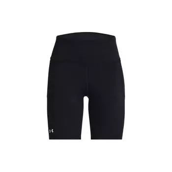 Under Armour Женские шорты облегающего кроя с эластичной талией и логотипом, черные 1377097-001