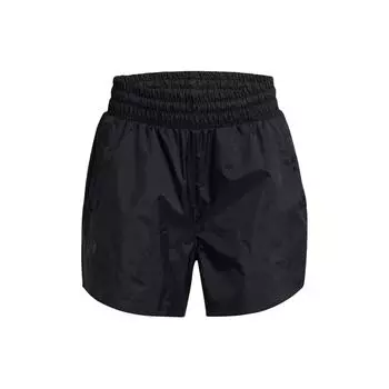 Under Armour Женские шорты Vanish UA 5 Crinkle Solid Color Lace-Up Mid Rise Casual Shorts Black 1385952-001 XS
