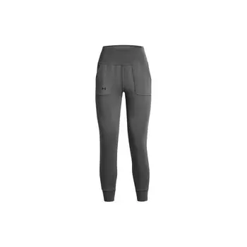 Under Armour Женские спортивные брюки с высокой талией и логотипом, темно-серые 1375077-025 XS