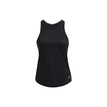 Under Armour Женский жилет для бега Ua Coolswitch Solid Logo с круглым вырезом, черный 1373397-001 XL