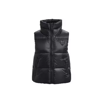 Under Armour Женский жилет Ua Storm Coldgear® с высоким воротом и принтом логотипа, черный 1375456-001 XS
