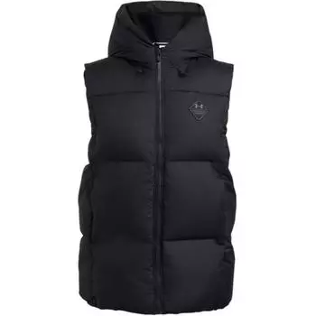 Under Armour Жилет Limitless Warm Training с капюшоном, женский, черный 1384650-001 M