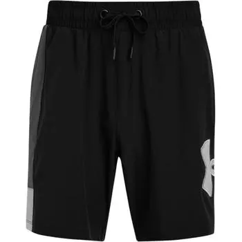 Under Armour Zone Mens Basketball Series Woven Fashion Casual Durable Sports Shorts Men shorts Black 1390116-001 M