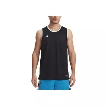 Under Armour Zone Pro Logo Soft Versatile Sports Basketball Vest Men vests Black 1390118-001 M