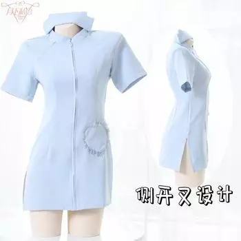 Под Луной Шепчущее Сексуальное Белье Сексуальное Полое Горячее Платье Медсестры Женский Косплей Страстный Костюм Соблазнения average size