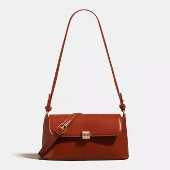 Underarm Bag, Versatile, Fashionable, Light Luxury, Single-shoulder Crossbody Bag, Retro Baguette Bag, Casual Bag чёрный