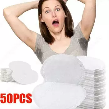Underarm Sweat Pads, Armpit Sweat Pads for Women and Men, Premium Sweat Shield Fight Hyperhidrosis, Disposable Underarm Pads ONE SIZE