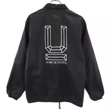 UNDERCOVER JUN TAKAHASHI Куртка-коуч с принтом на спине M черная Мужская Б/У