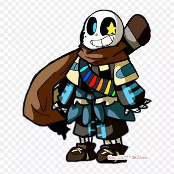 Undertale Ink Sans Undertale железные нашивки для DIY теплопередающая одежда футболка термонаклейки декоративная печать