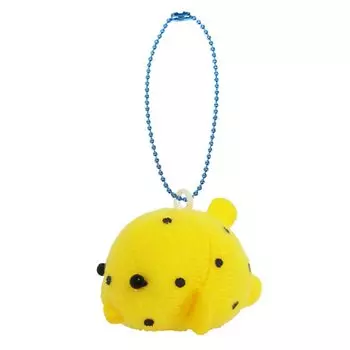 Underwater Walk Friends Mascot Keychain Mascot Strap Ball Chain Stuffed Fish (Southern Boxfish)