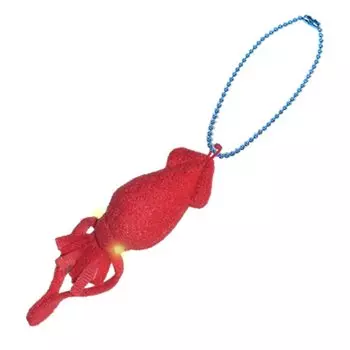 Underwater Walk Friends Mascot Keychain Mascot Strap Ball Chain Stuffed Fish (Giant Squid)
