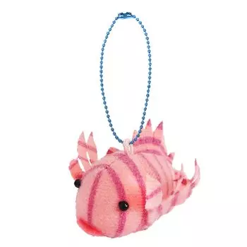 Underwater Walk Friends Mascot Keychain Mascot Strap Ball Chain Stuffed Fish (Rockfish)
