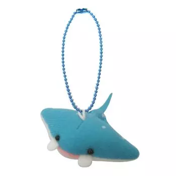Underwater Walk Friends Mascot Keychain Mascot Strap Ball Chain Stuffed Fish (Manta)