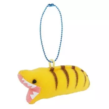 Underwater Walk Friends Mascot Keychain Mascot Strap Ball Chain Stuffed Fish (Moray eel)