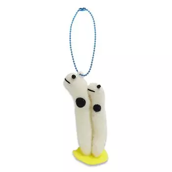 Underwater Walk Friends Mascot Keychain Mascot Strap Ball Chain Stuffed Fish (Chinnago)
