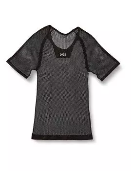 Underwear Drynamic Mesh Short Sleeve MIV01566 [Millet] Men s Black-Noir S-M