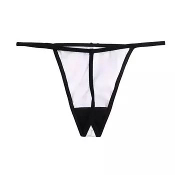 Underwear Low Rise Sexy Mini Tback Satin Erotic Thongs Lace Panties G Strings Sexy Briefs M