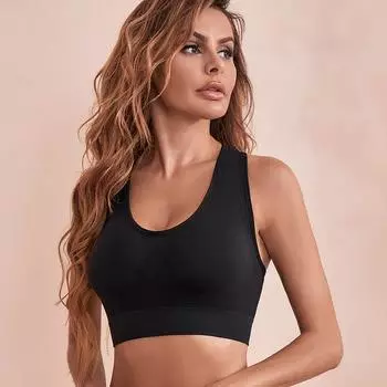 Underwear New Seamless Vest No Steel Rim Thin Fashion Beautiful Back Young Women s Bra S