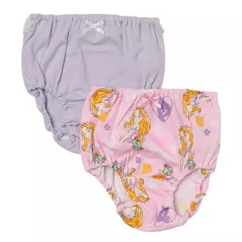 Underwear Princess Girls Shorts Underwear Set of 2 Ariel Rapunzel Belle Frozen Cotton [Disney] 100%