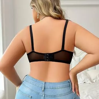 Underwear sexy lace women s small breasts show big breasts, gather and support bras to prevent sagging and close sub-breasts bras 90D