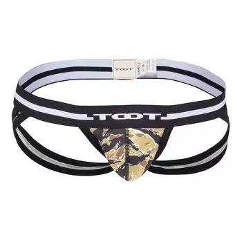 Underwear YB25L400 Tiger Scratch Jock Strap Black L [Toot] Men s